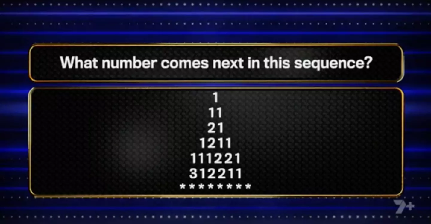 All nine finalists couldn't work out the 1 percent answer.