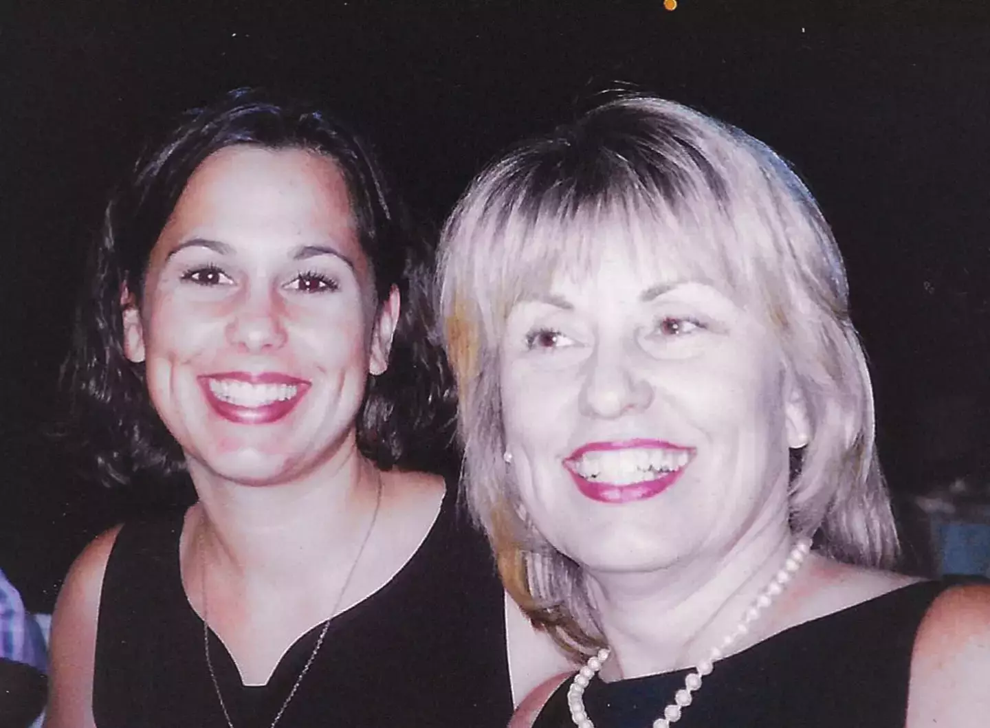 Laci Peterson with her mother Sharon Rocha. (Netflix)