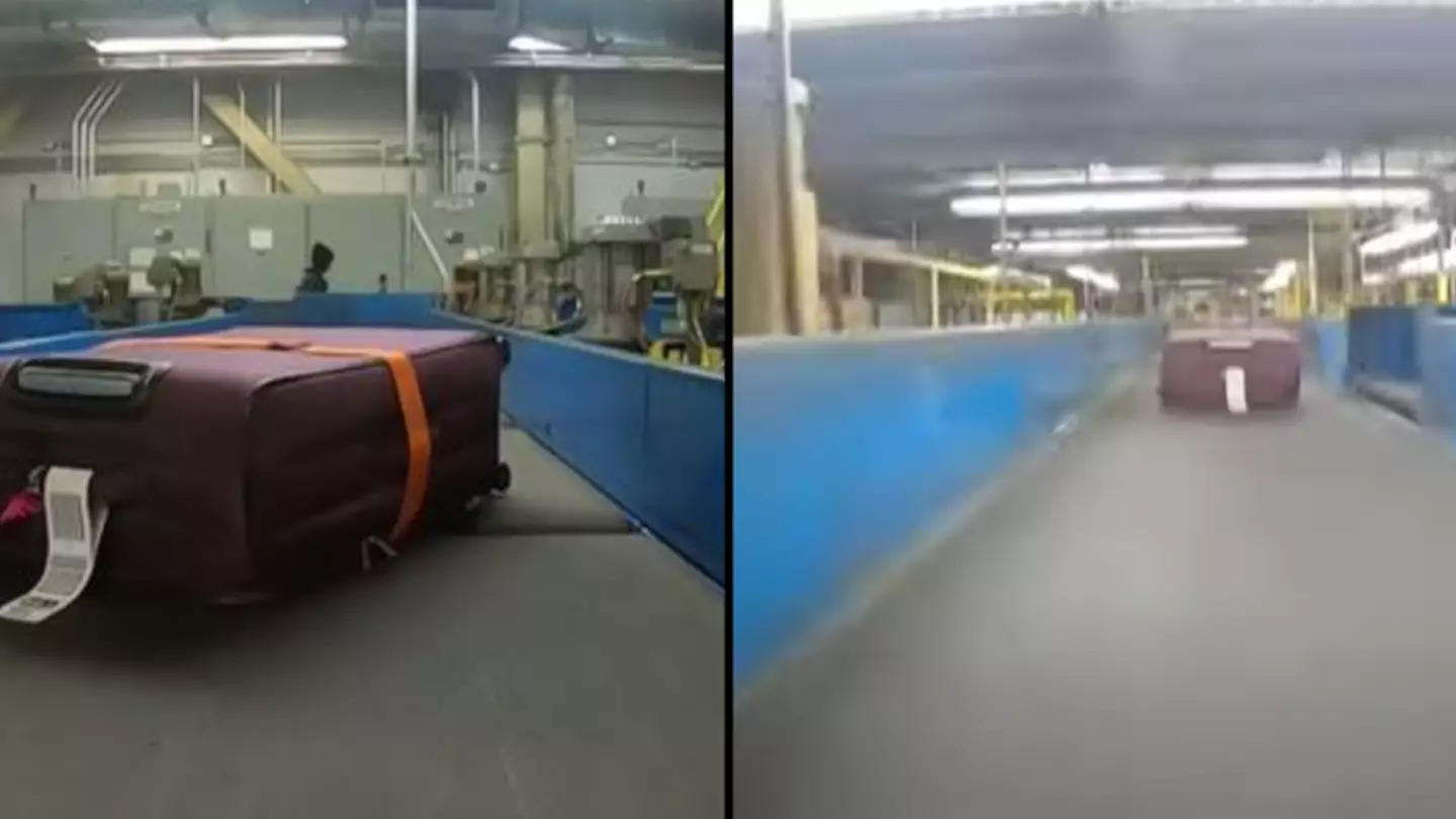 Passenger straps camera to luggage to see what actually happens after you check it in at airport