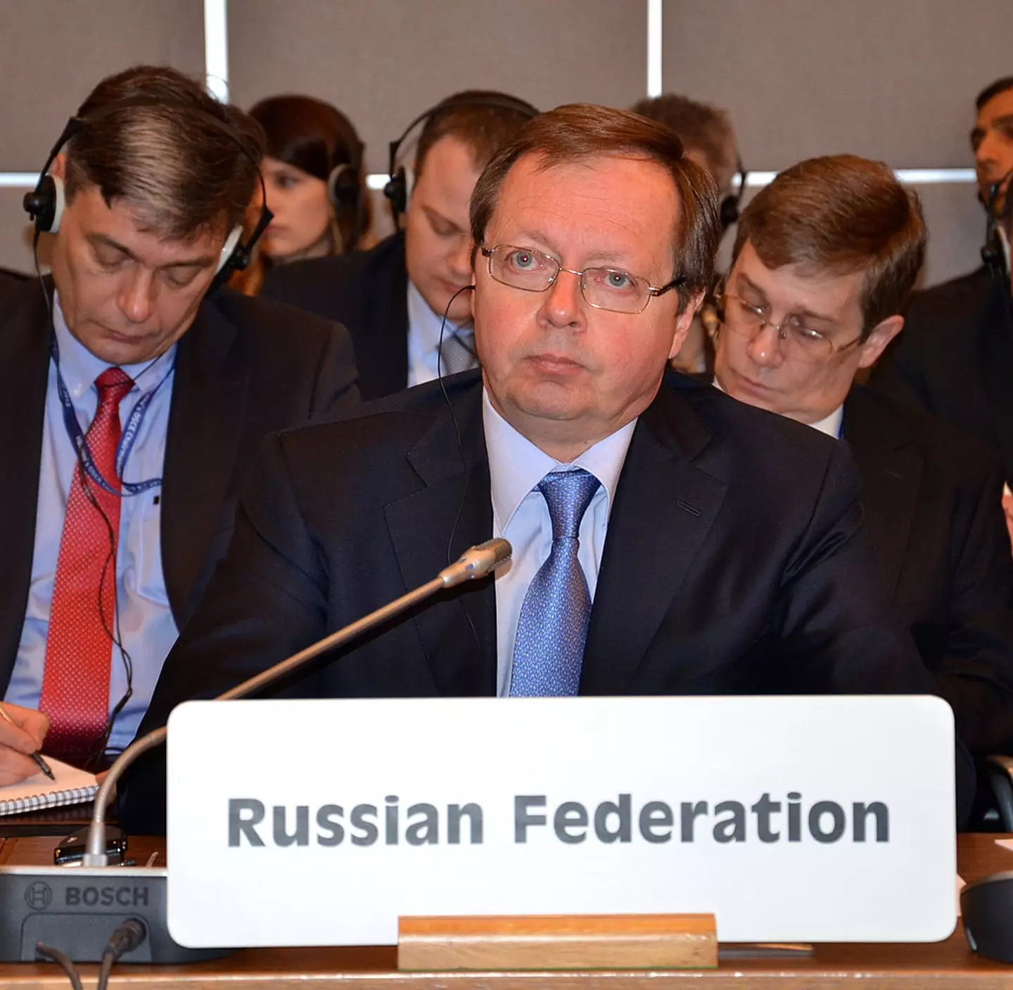 Russia's UK ambassador Andrei Kelin has partly blamed Britain for its alleged role in Ukraine's recent drone attacks (Hasan Tosun/Anadolu Agency/Getty Images)