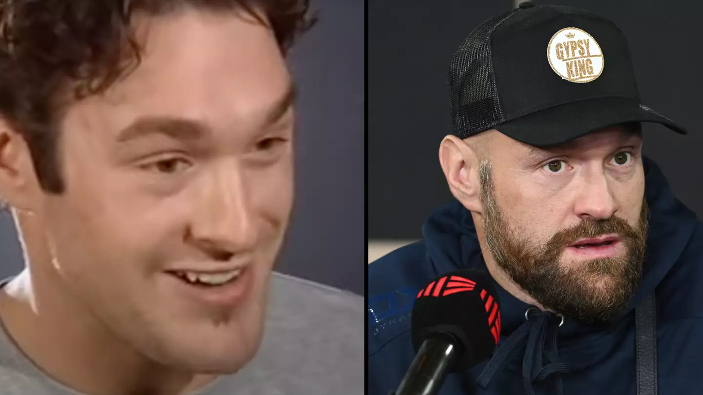Tyson Fury's voice before it was permanently damaged from punch is really weird to hear
