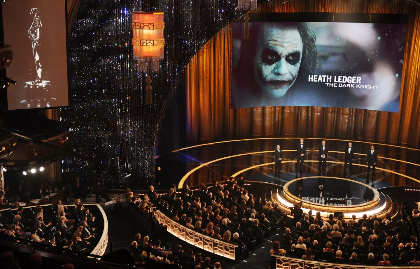 The actor won the award posthumously (Gabriel Bouys via Getty Images)