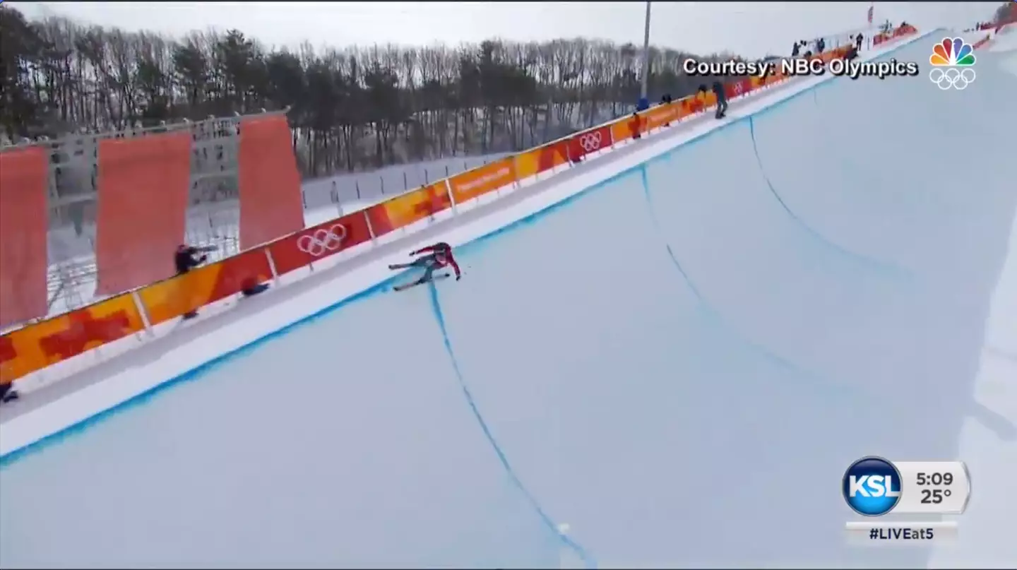 Swaney (pictured) beat the odds to compete at the 2018 Winter Olympics .