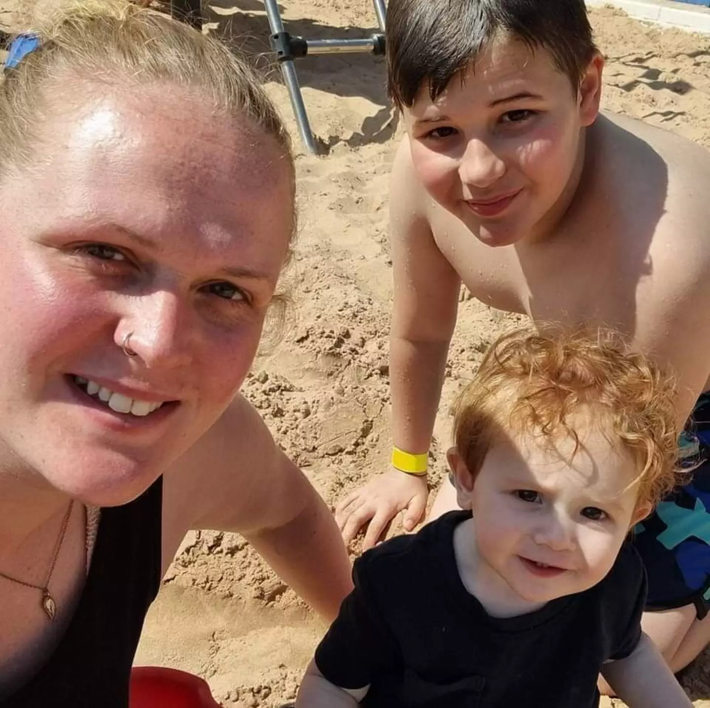 Laura was desperate to give her first son a sibling (SWNS)