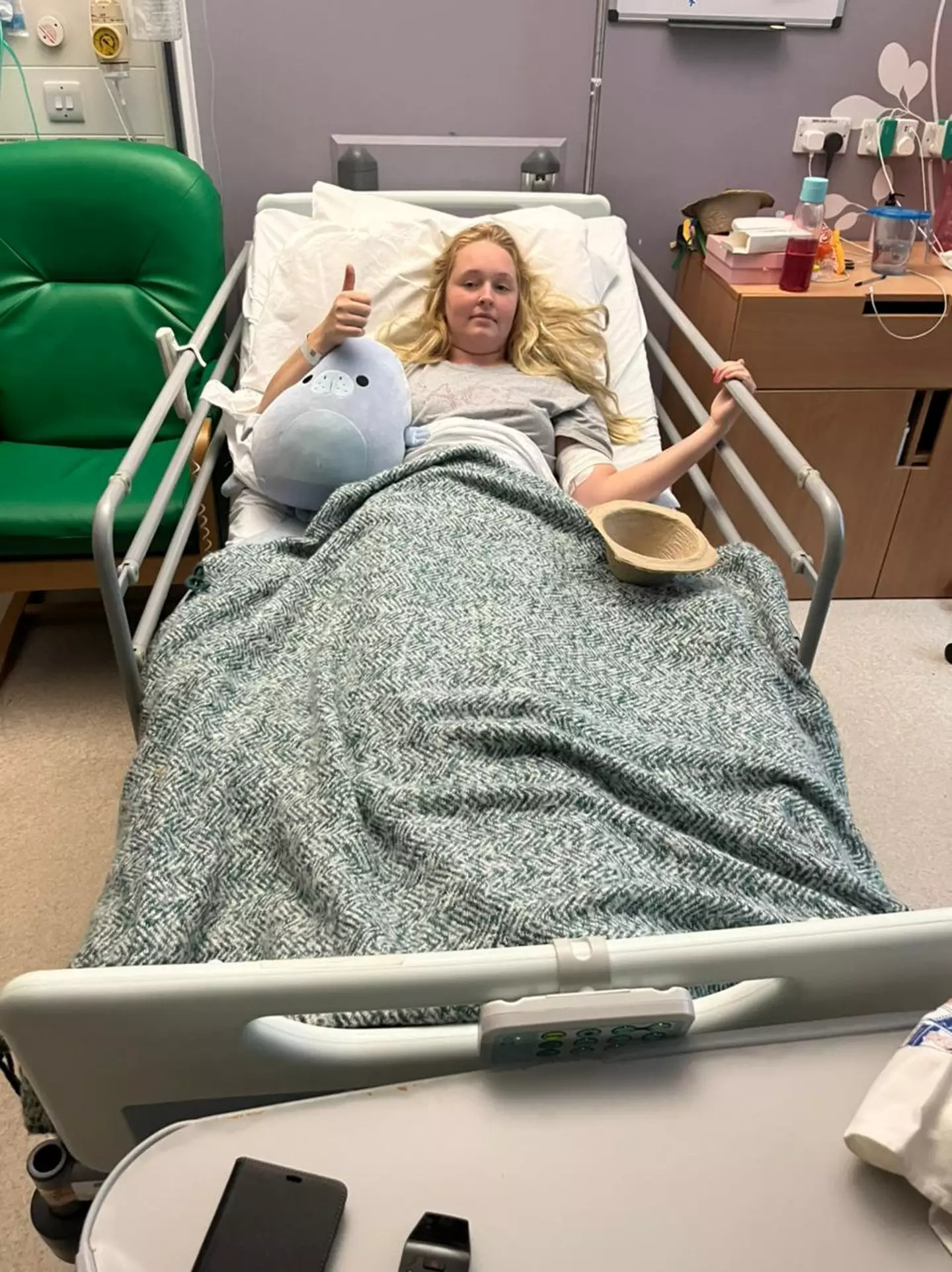 Her collapses were caused by heart attacks.