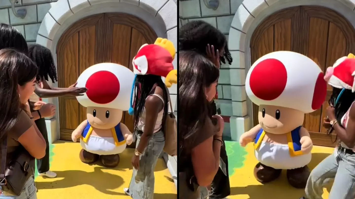 People in stitches at moment Toad actor ‘had enough’ at Universal Studios