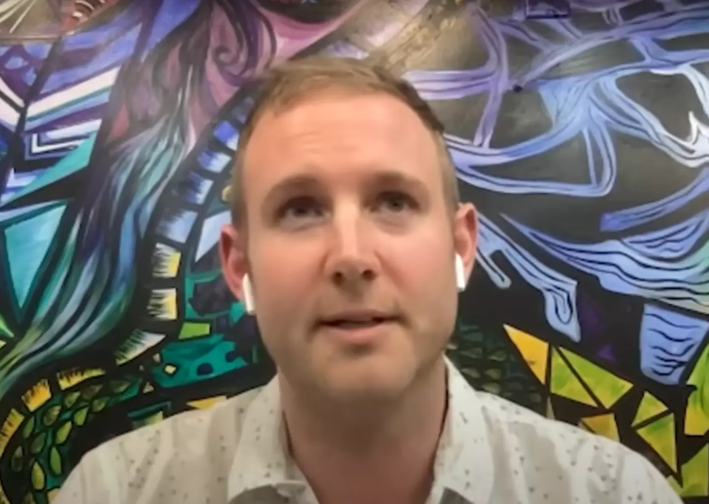 Paramedic Adam Tapp has gained a spiritual outlook after his near-death experience (YouTube/Beyond the Veil)