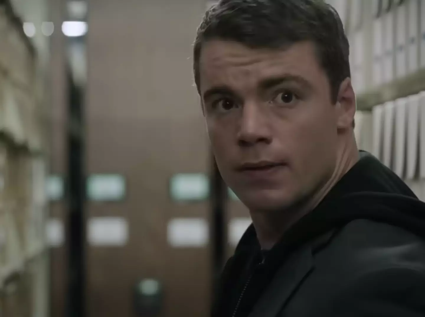 Gabriel Basso is back as Peter Sutherland in The Night Agent season two (Netflix)