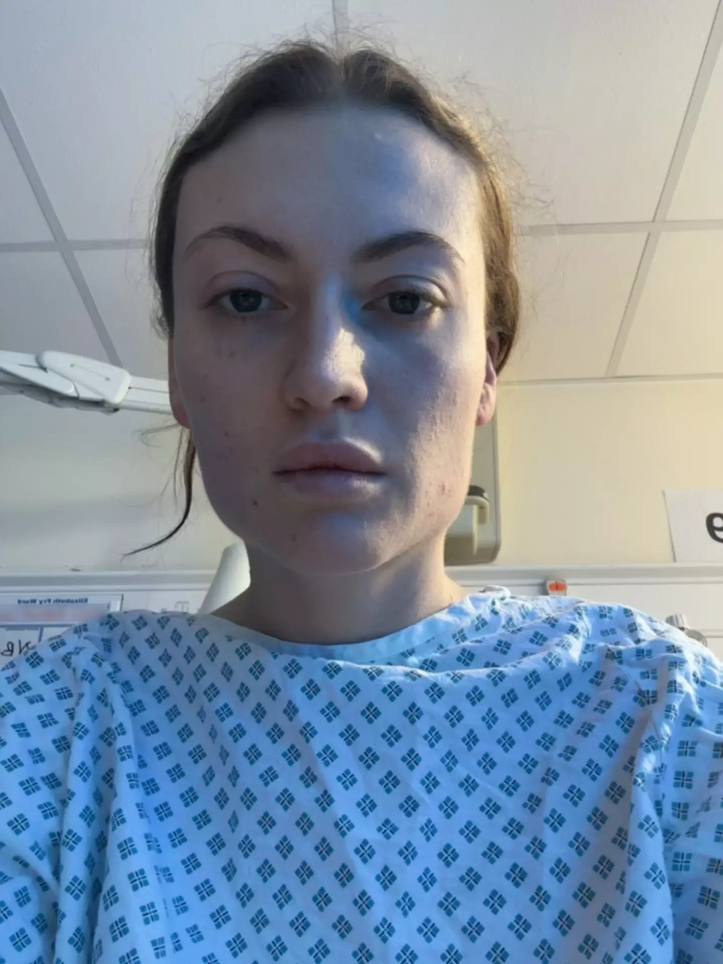 Liv McCaul while in rehab in May 2025 (Kennedy News and Media)