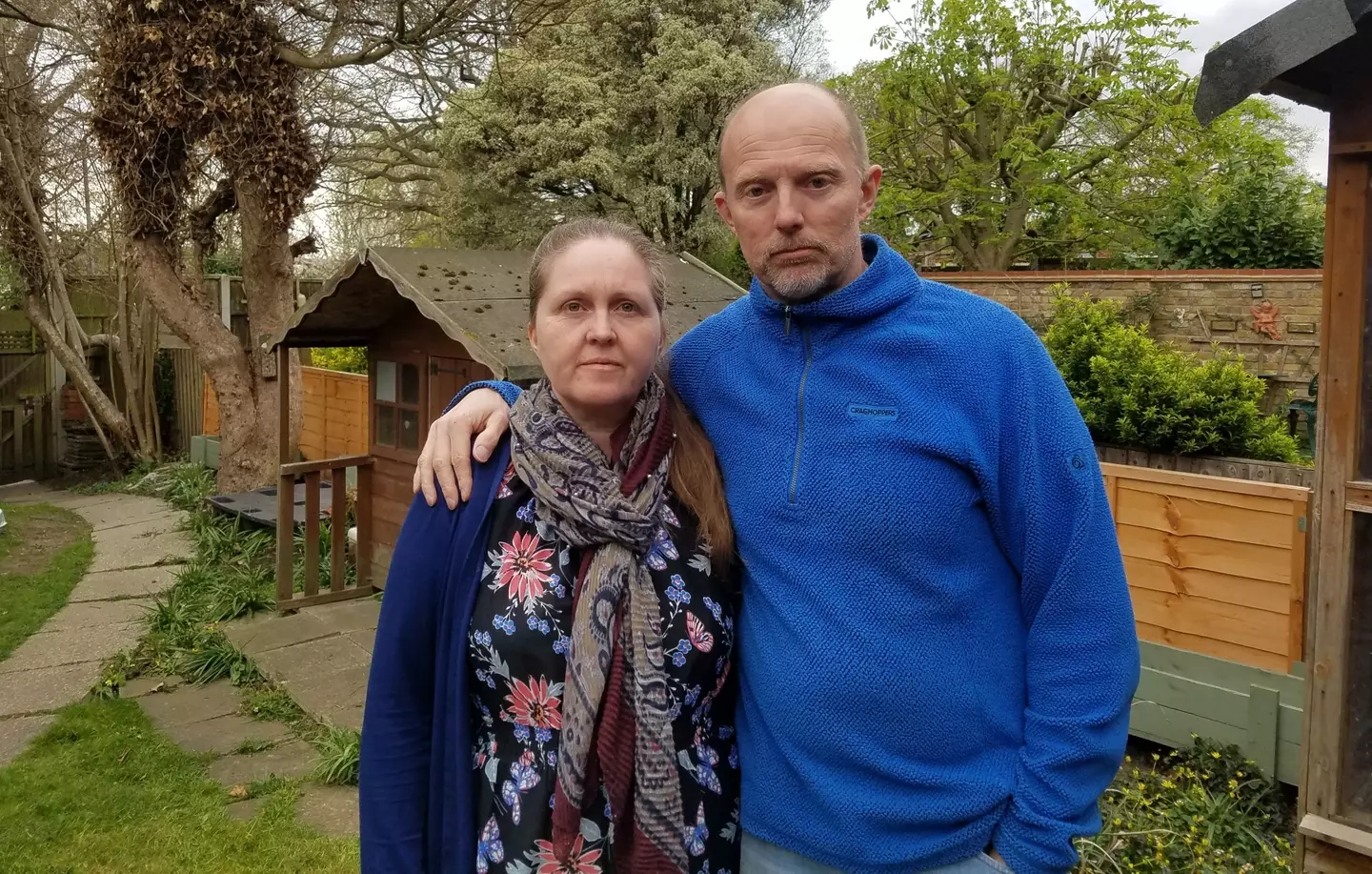 Philip New and his wife Denise.