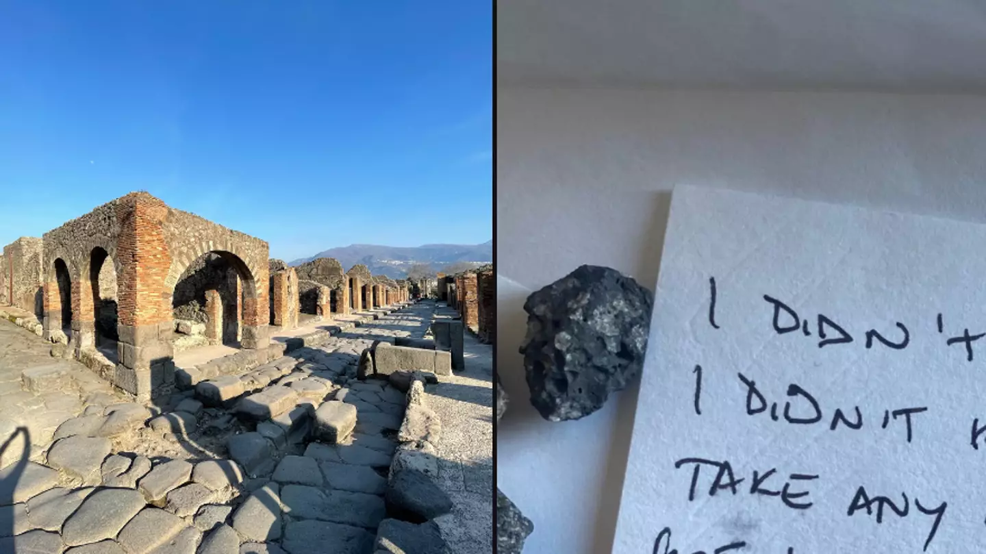 Victim of ‘Pompeii curse’ reveals shock diagnosis in haunting letter after stealing stones from site