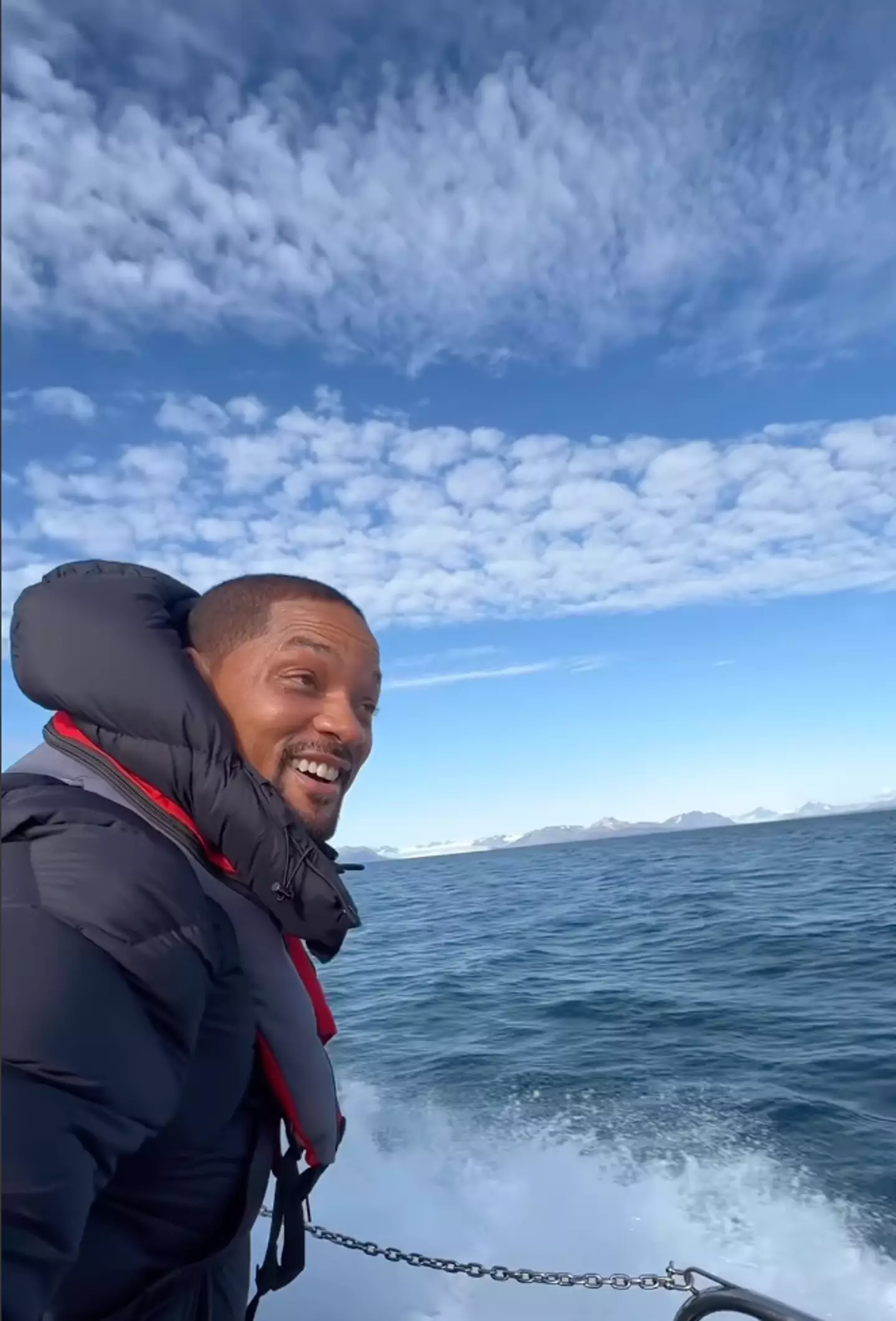 Will clearly wants to get away from it all for a bit.