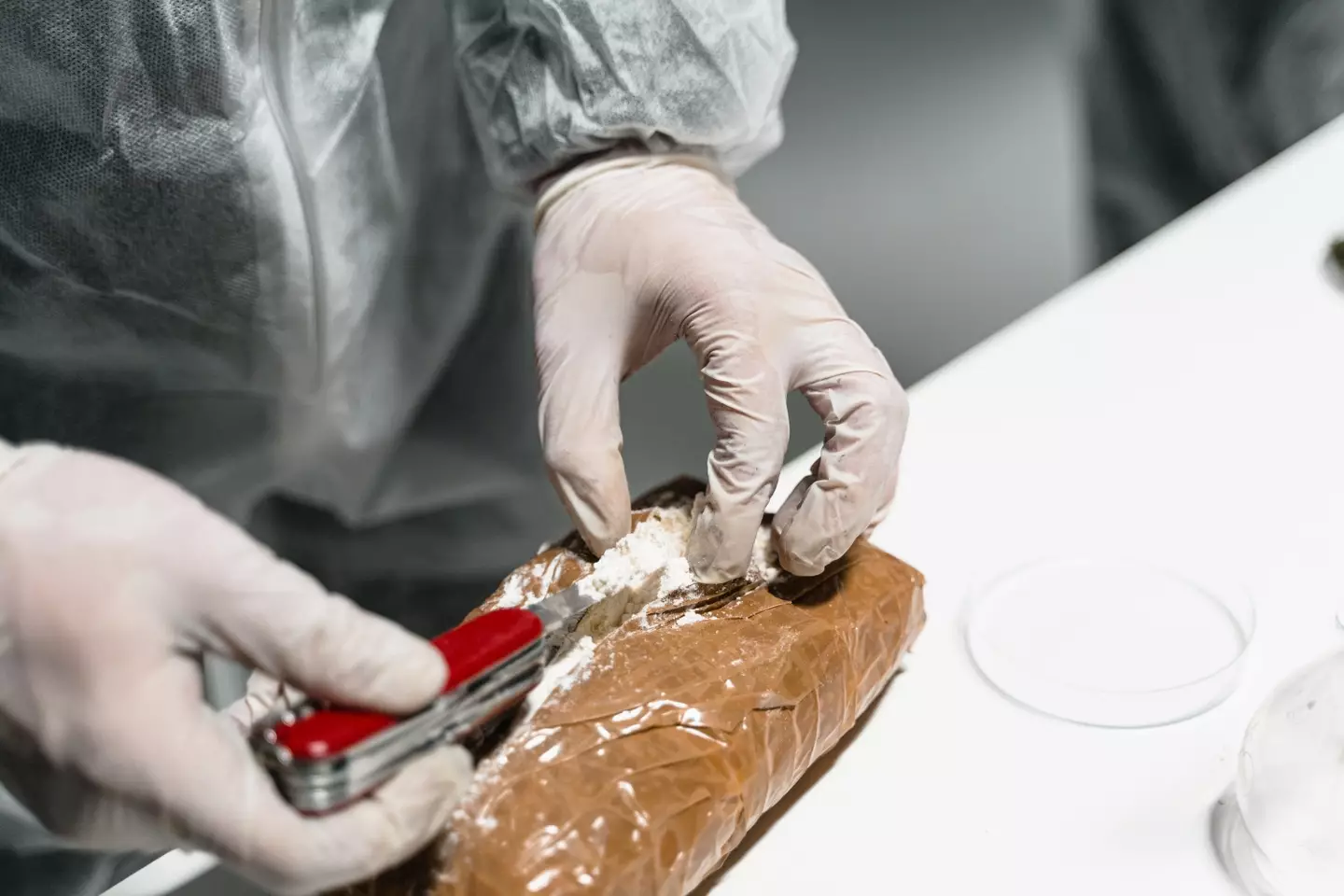 120kg of cocaine, thought to be worth £7.1 million, was seized in the haul.