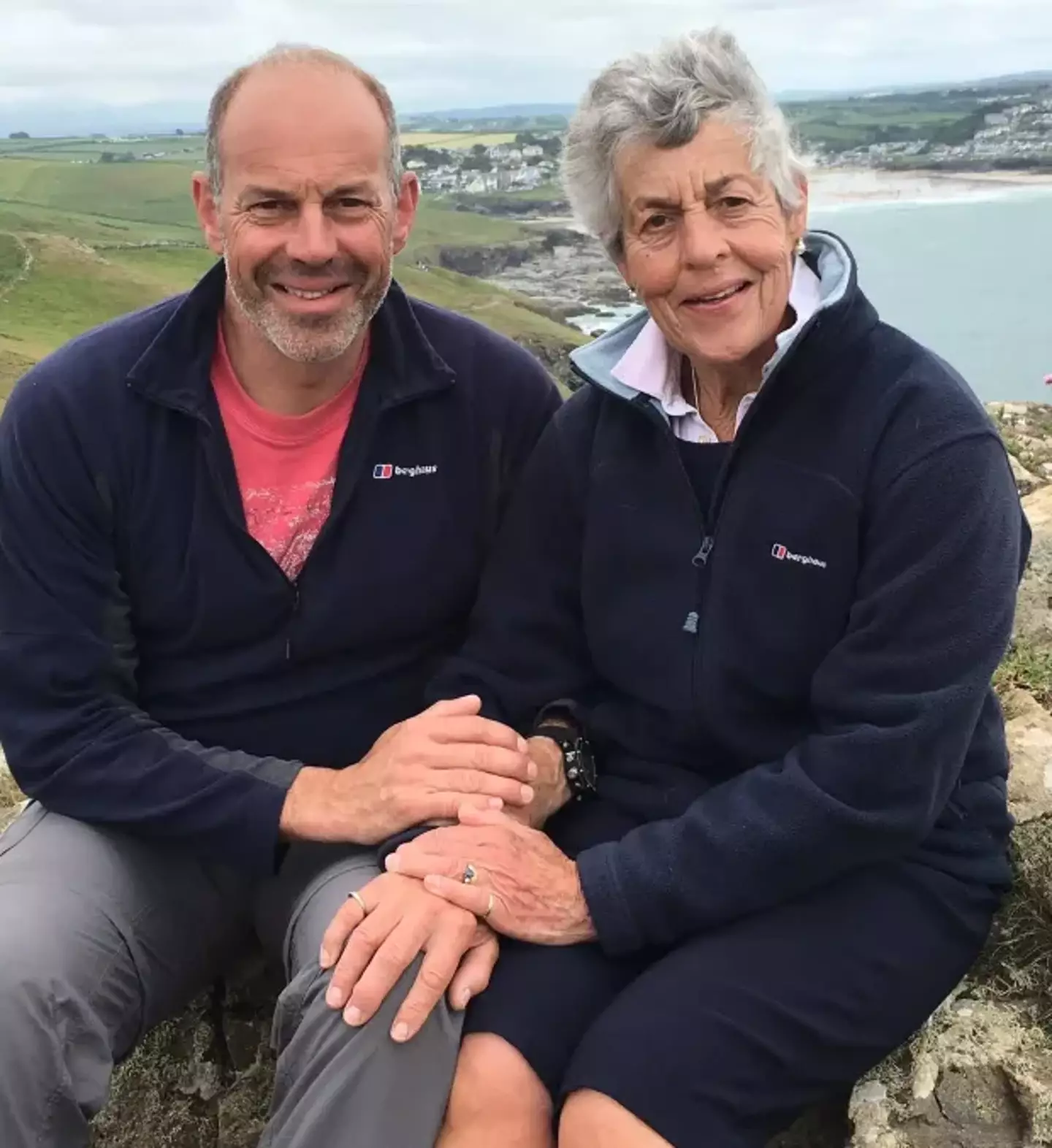 Phil Spencer with his mother, Anne.