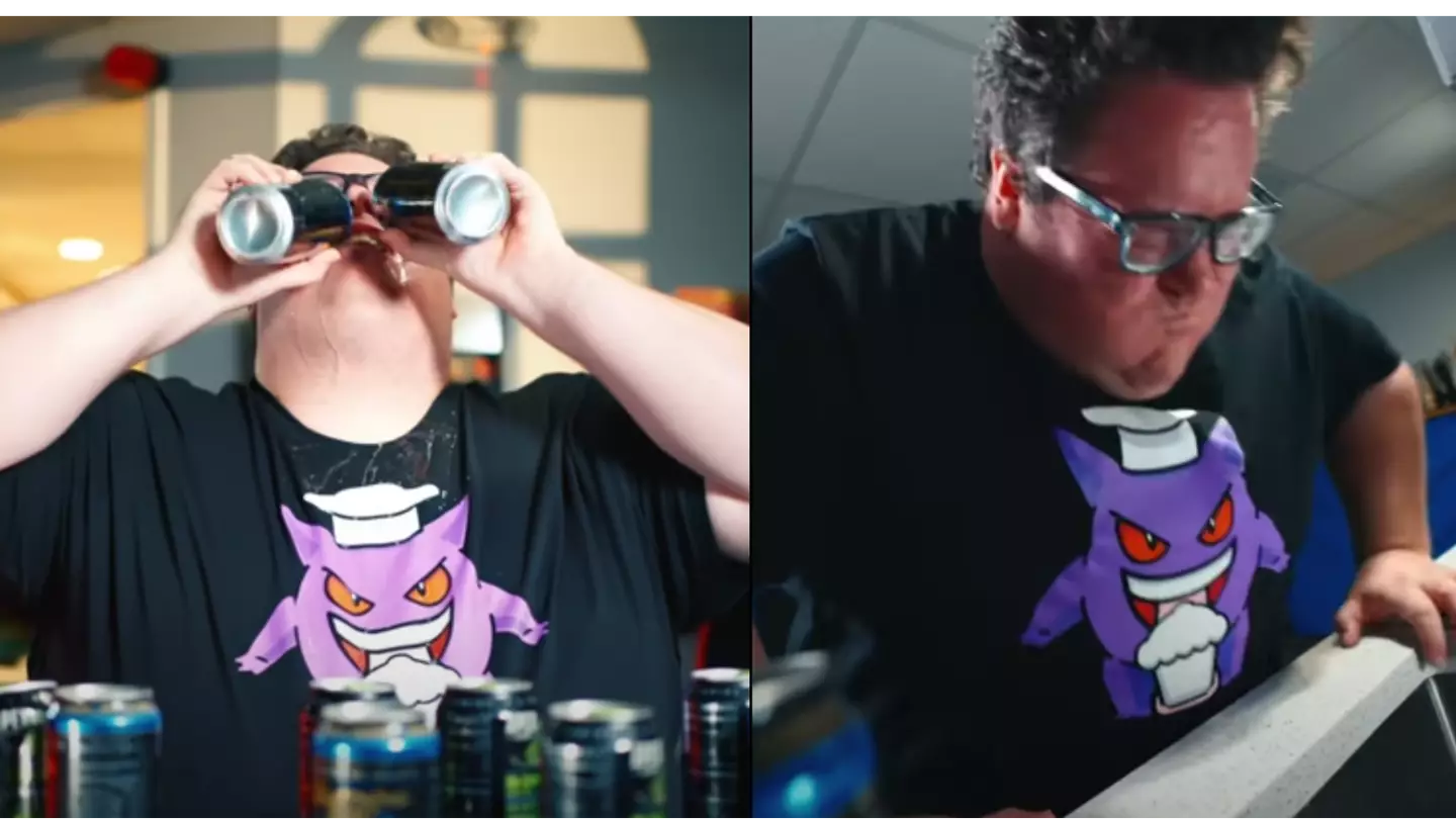 Gamer chugged 12 energy drinks in 10 minutes and suffered horrific consequences