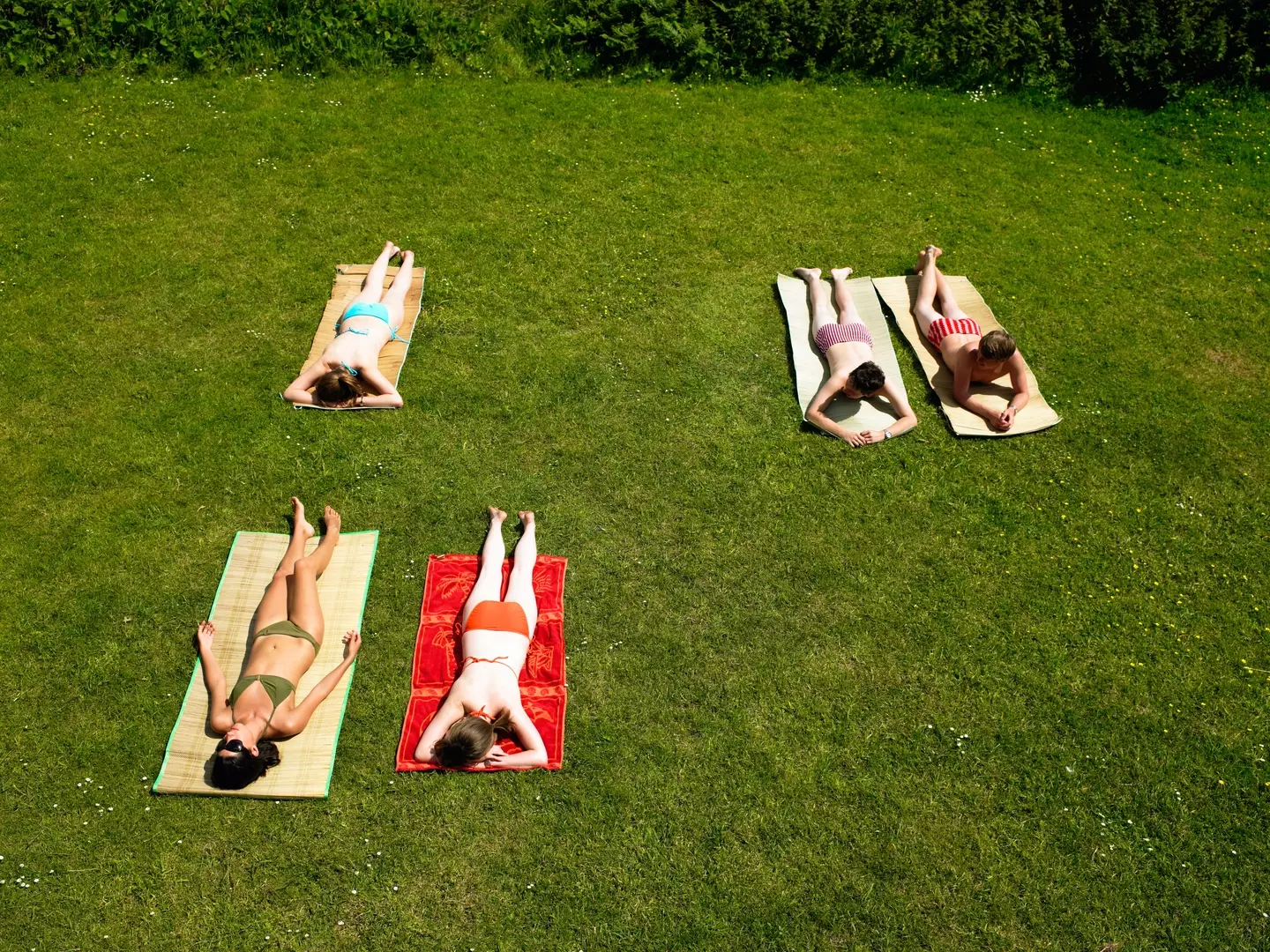 Police have issued a warning to people planning on sunbathing naked in their garden this summer.
