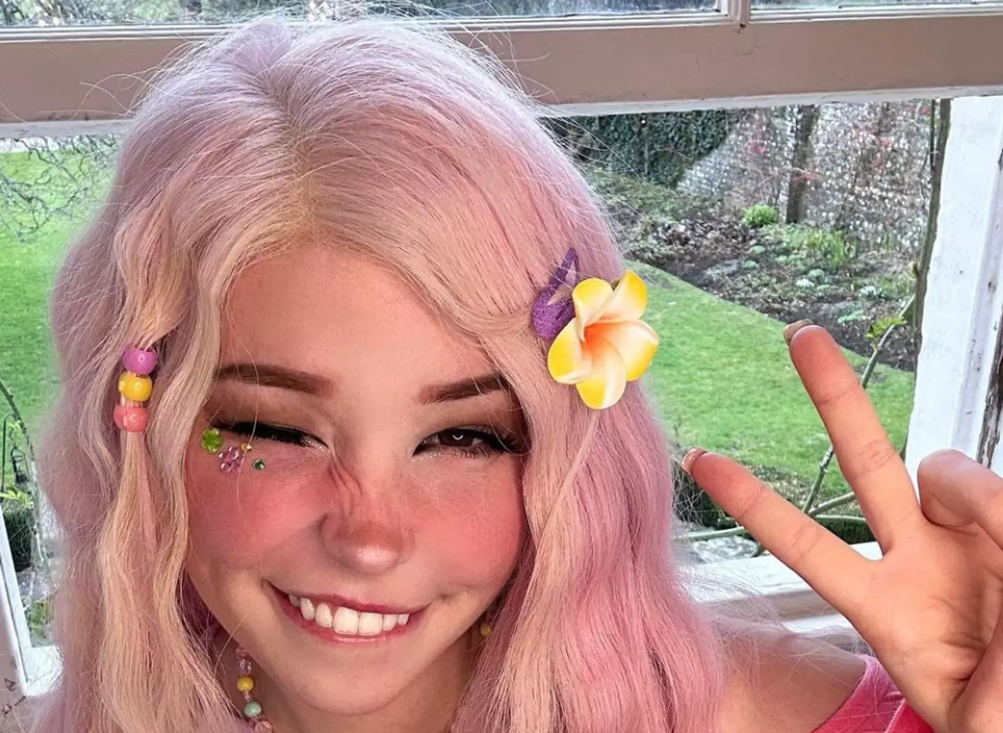 She had to wait for five years before she got her money. (Instagram/@belle.delphine)