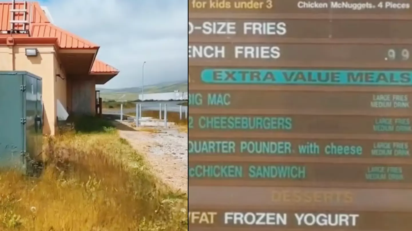 Abandoned McDonald's menu from 1994 has people in shock at the price differences