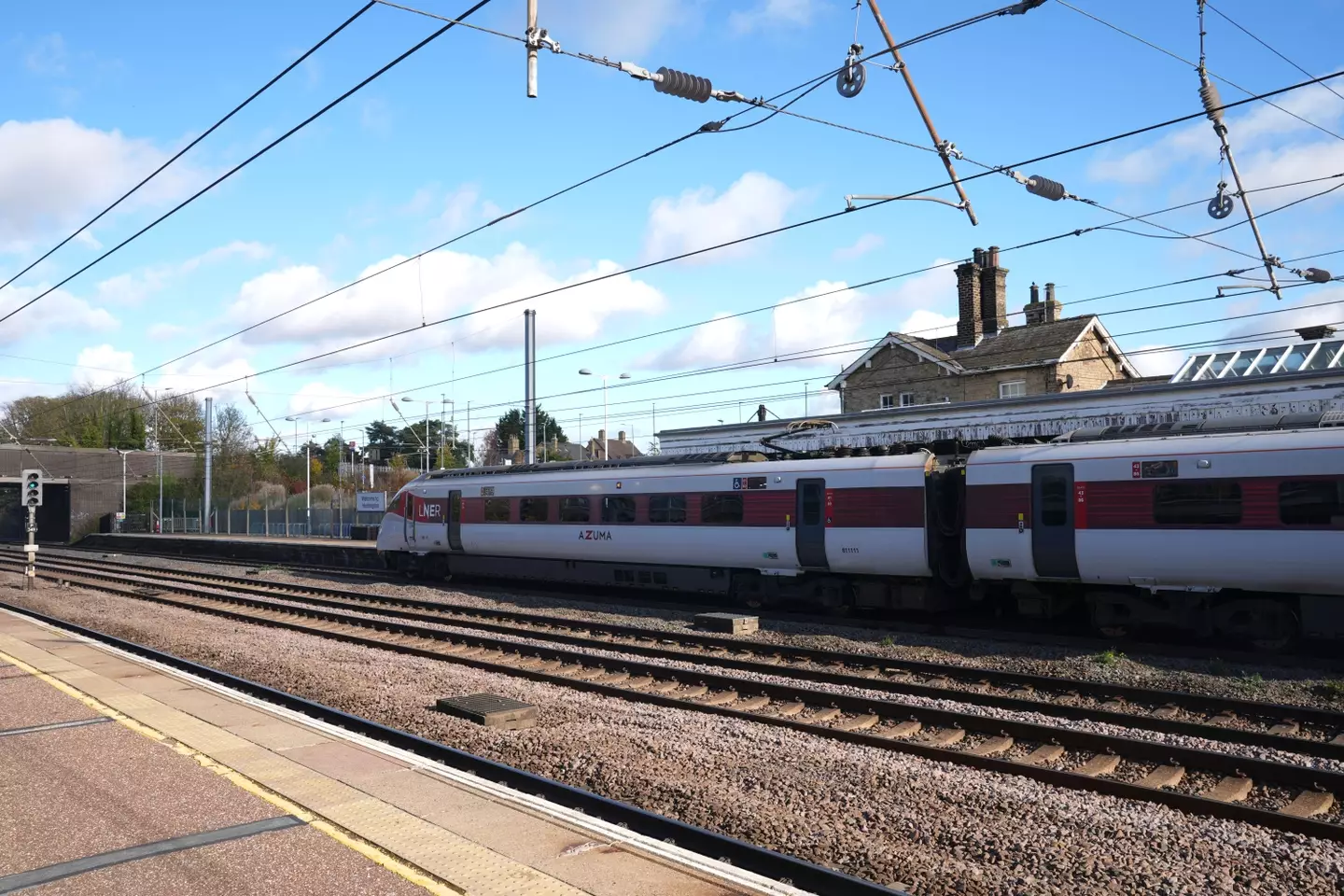 Police said the man who remains in custody is being treated as 'the only suspect' in the train attack (PA)