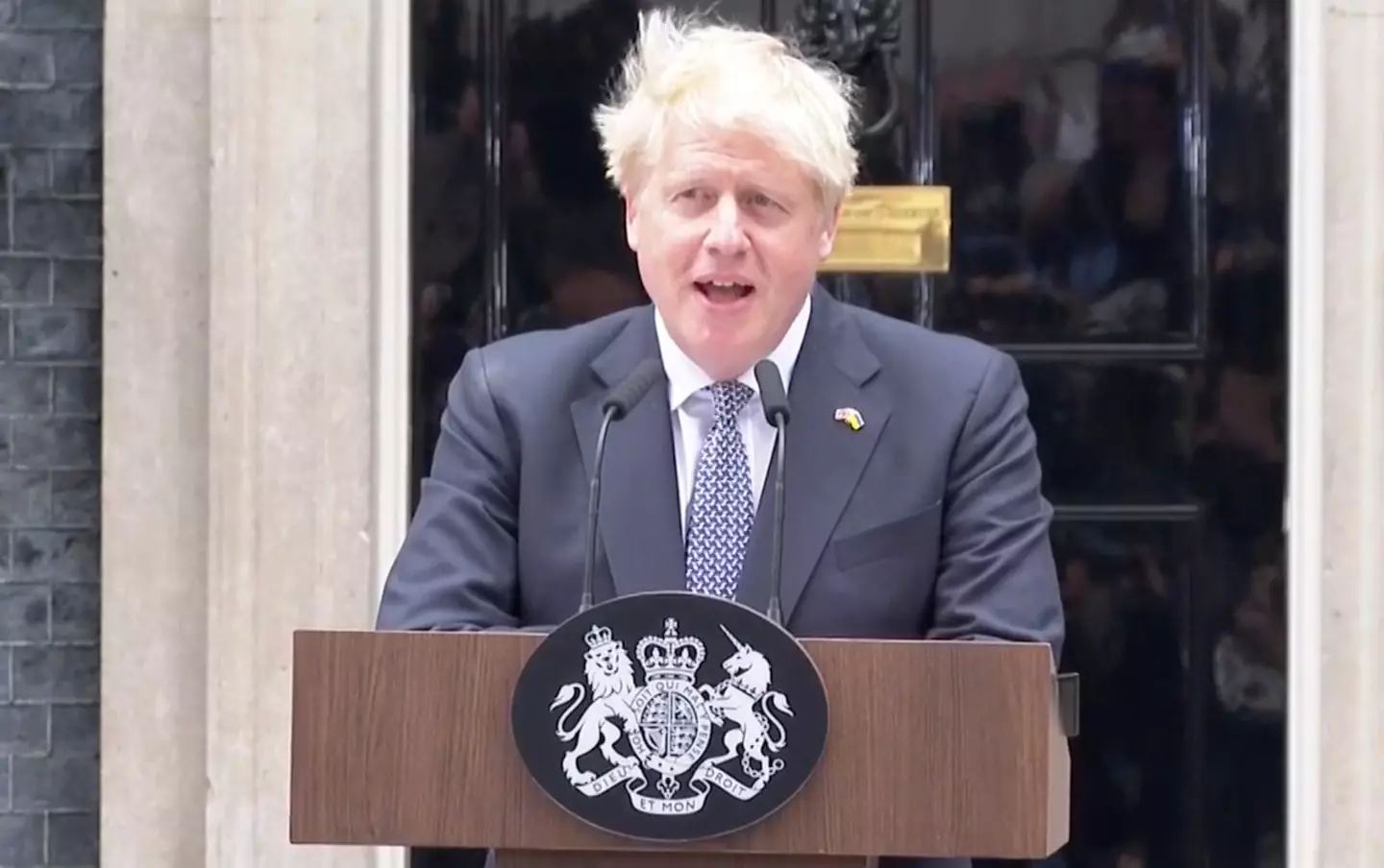 Dozens of ministers have resigned this week, demanding Johnson leave.