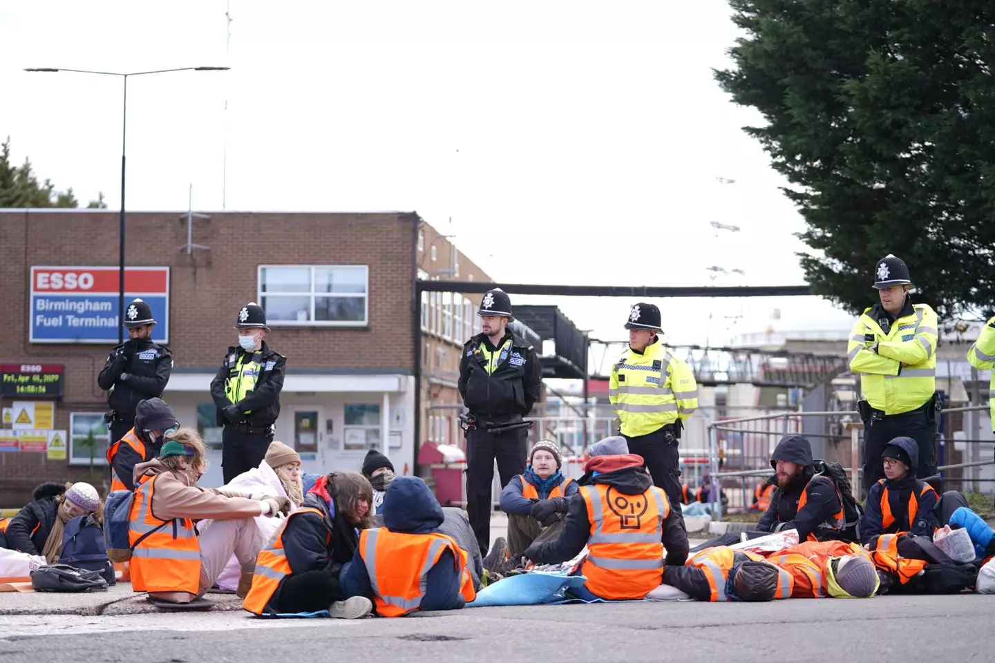 Just Stop Oil protesters.