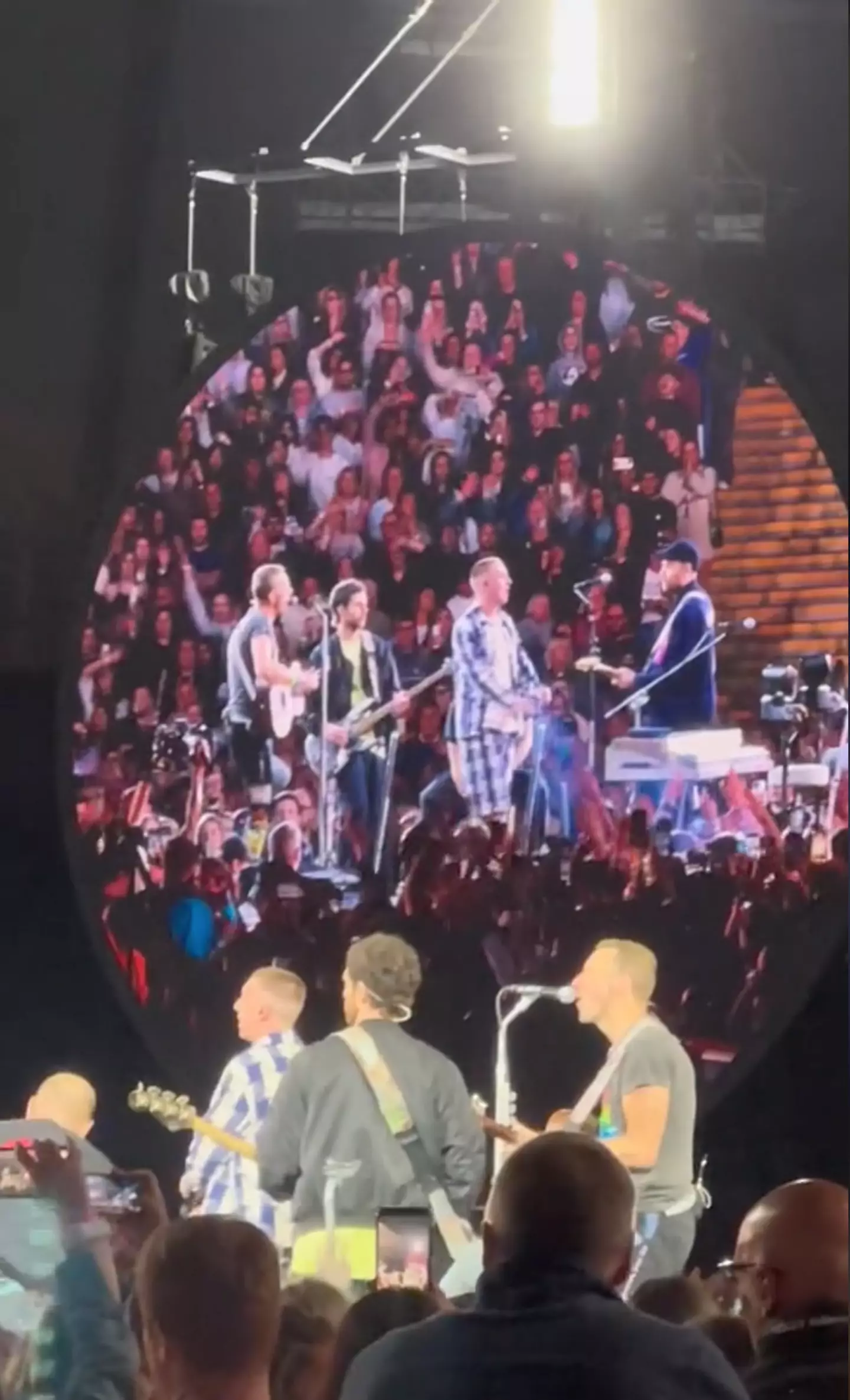 Aitch performed towards the end of the concert.