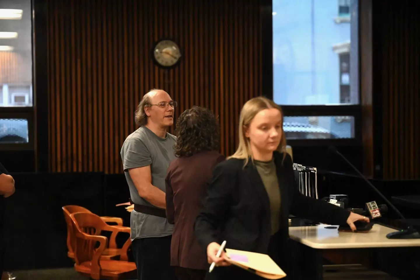 He has pleaded not guilty to the charges against him (Will Waldron/Albany Times Union via Getty Images)