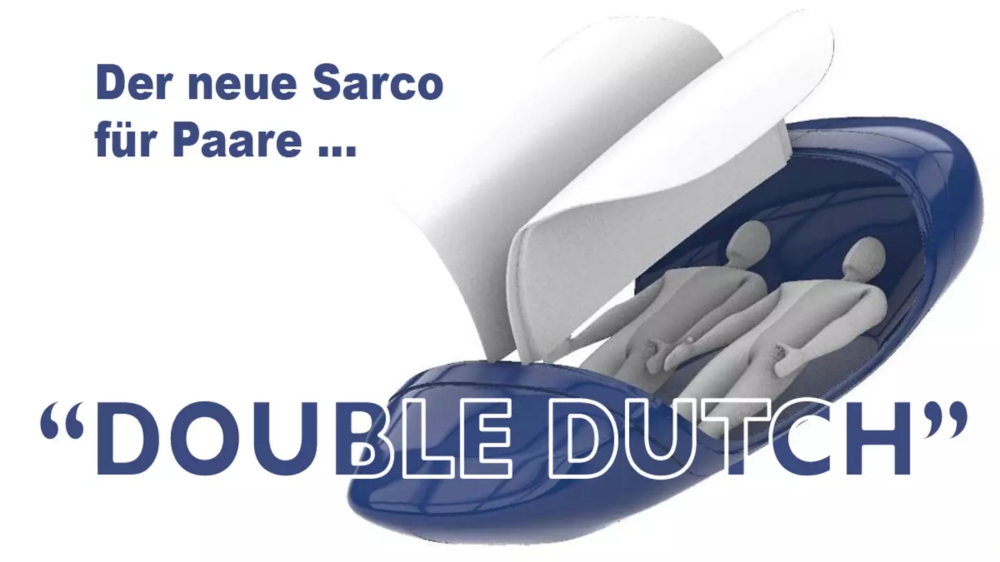 The double Sarco Pod would allow two people to take their own lives at the same time (Exit International)