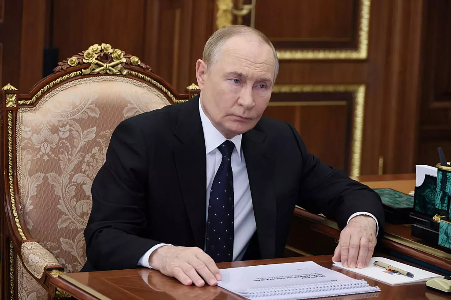 Putin's demands have been criticised by the UK's MoD (VYACHESLAV PROKOFYEV/POOL/AFP via Getty Images)
