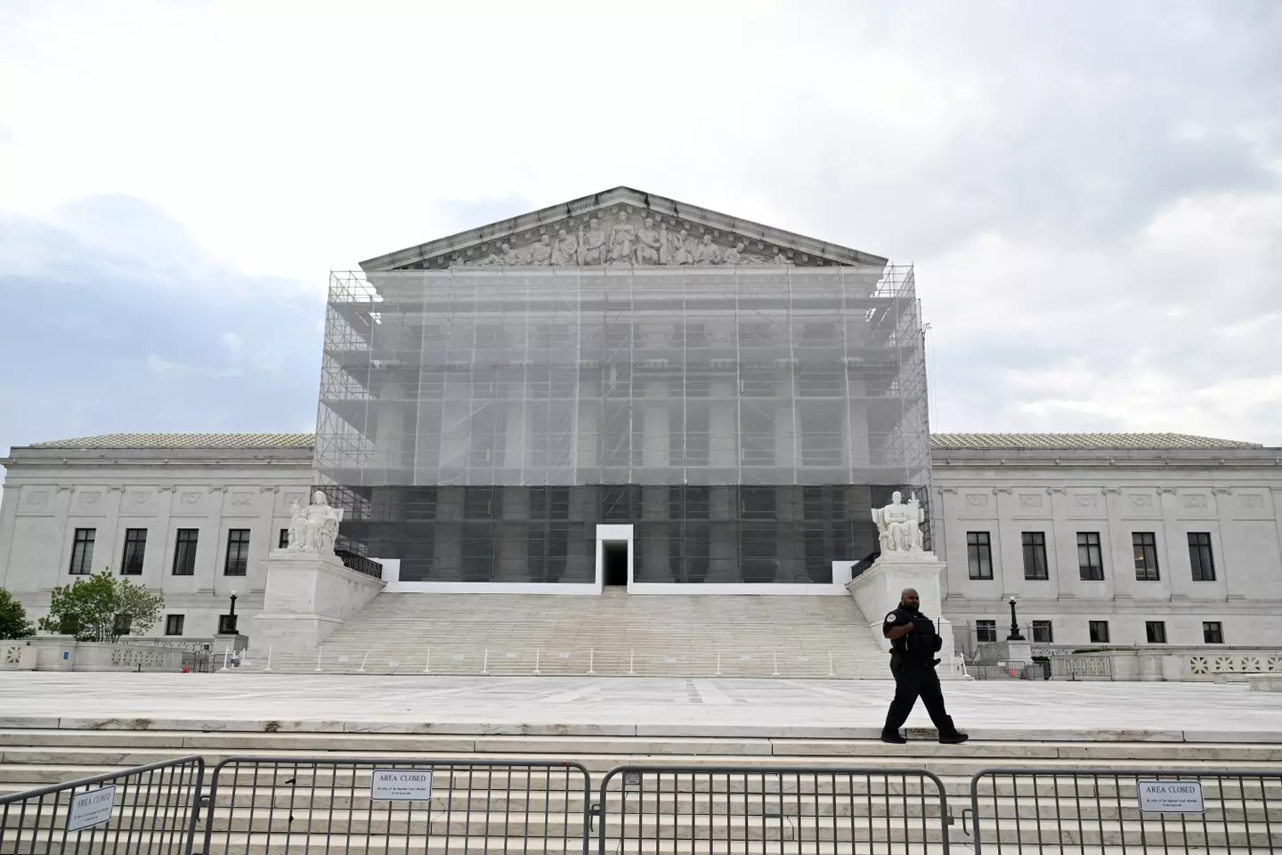 The US Supreme Court has upheld a block on deportations, angering Trump (Matt McClain/The Washington Post via Getty Images)