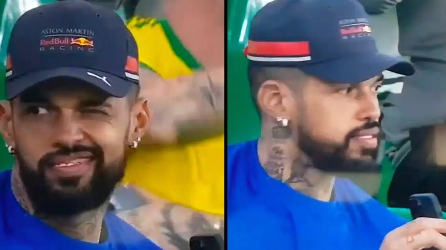 People are convinced man in World Cup stadium got 'busted' by girlfriend
