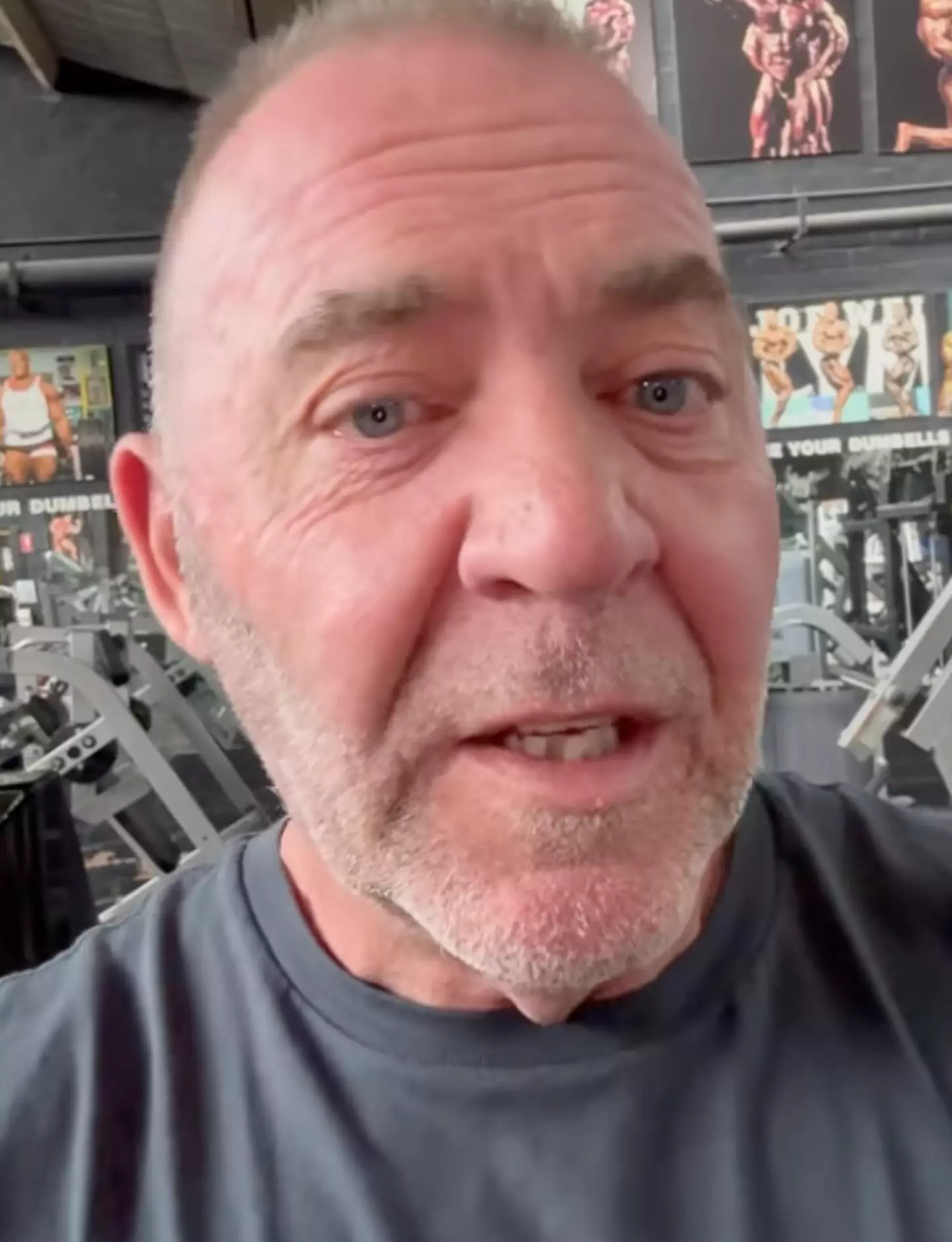 Gym owner Tony explained the rule.
