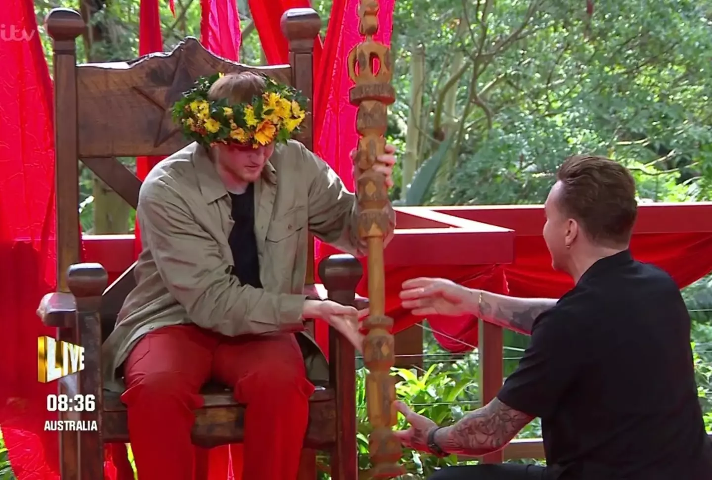 The 24-year-old was lost for words when his win was announced (ITV)