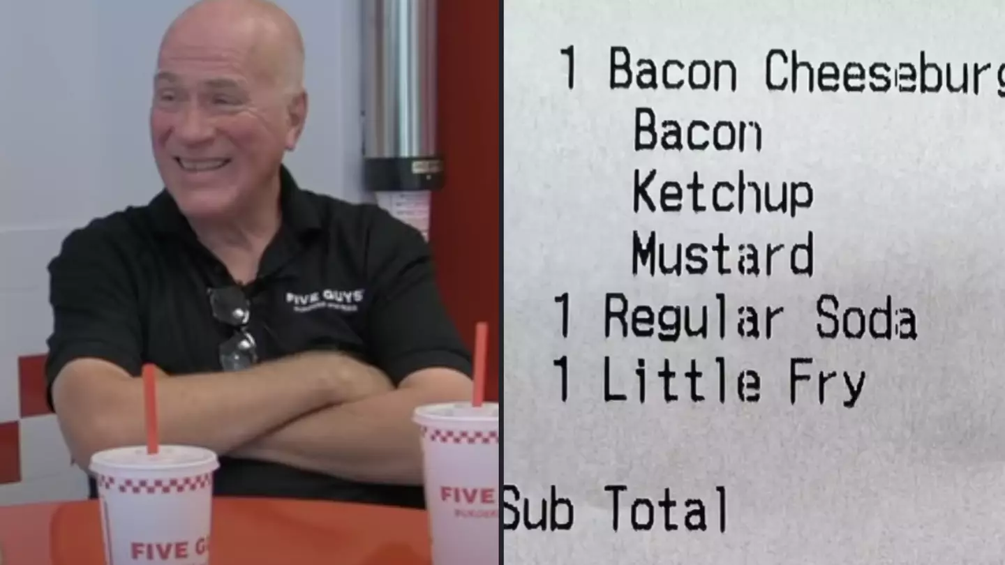 Five Guys boss explained why restaurant charges so much as receipt photo goes viral