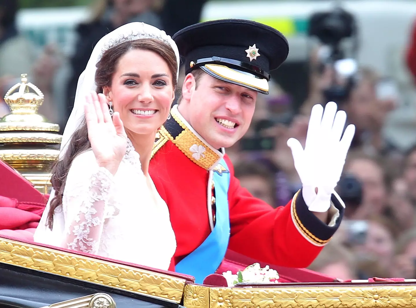 Prince William and Kate have been named Prince and Princess of Wales.