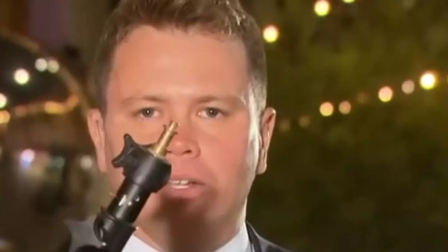 TV reporter gets robbed live on TV while doing report about rise in crime rate