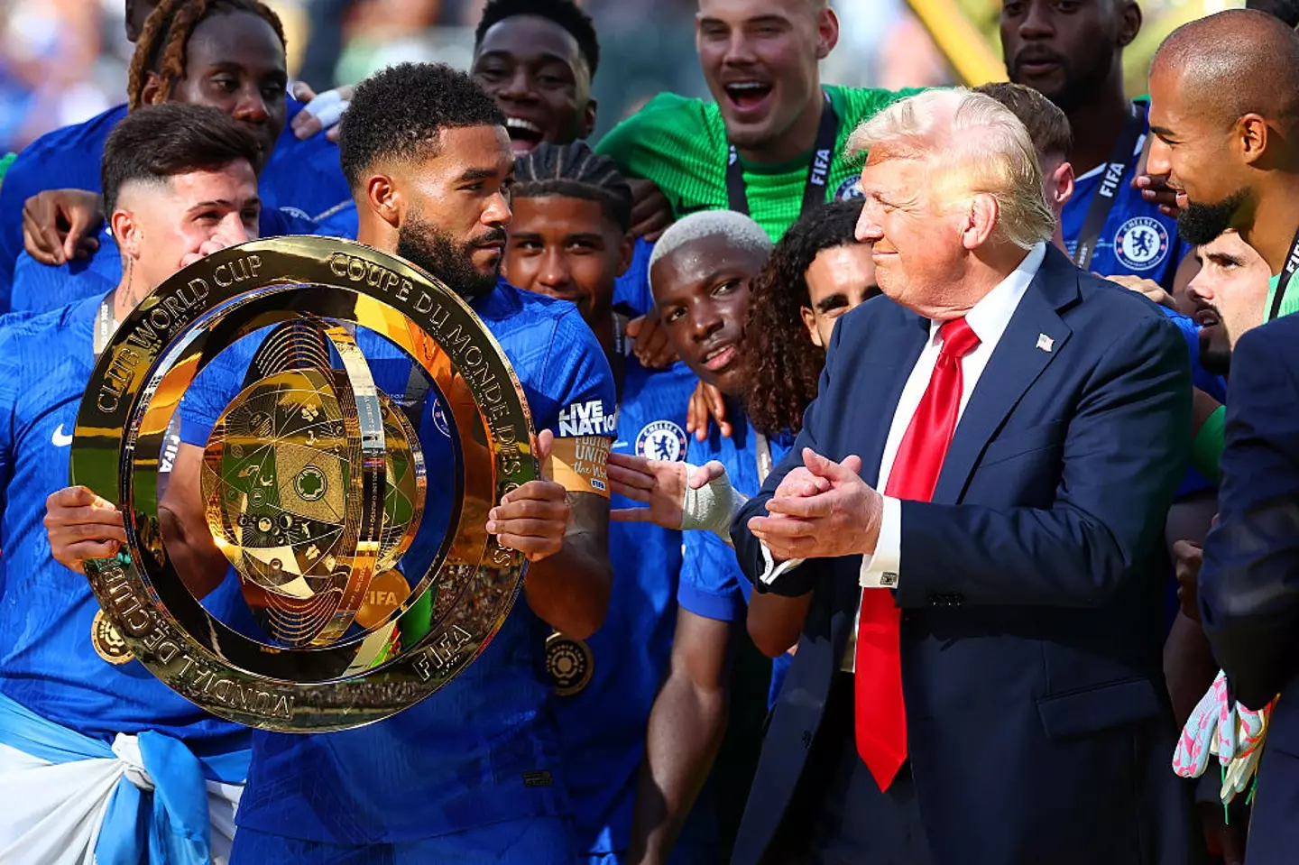 The US leader is probably adding 'Club World Cup winner' to his CV as we speak (Chris Brunskill/Fantasista/Getty Images)