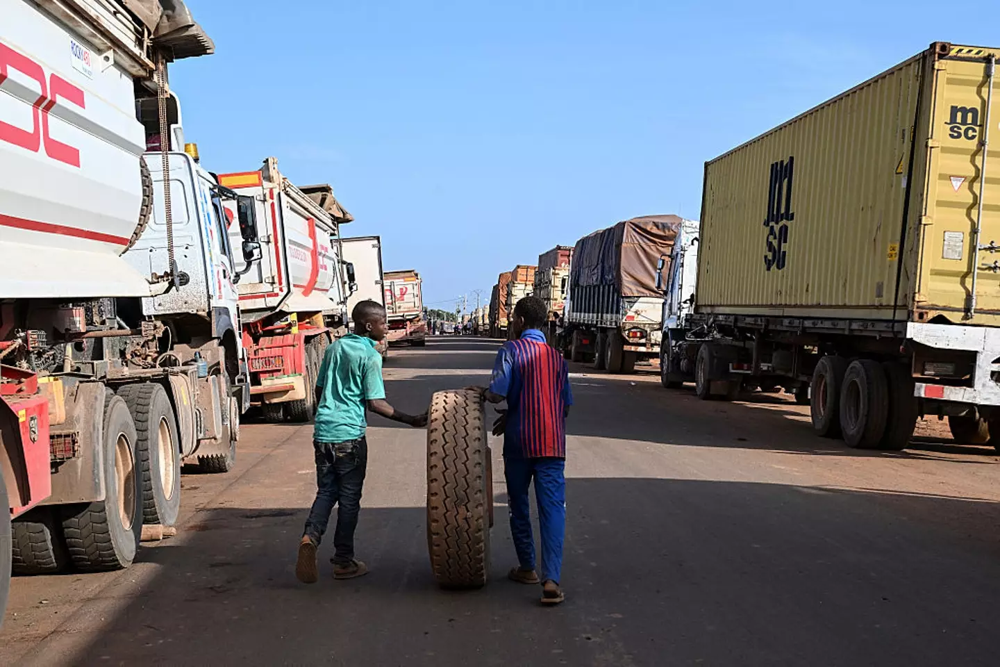 The fuel blockade is leading to serious issues in the country (ISSOUF SANOGO/AFP via Getty Images)