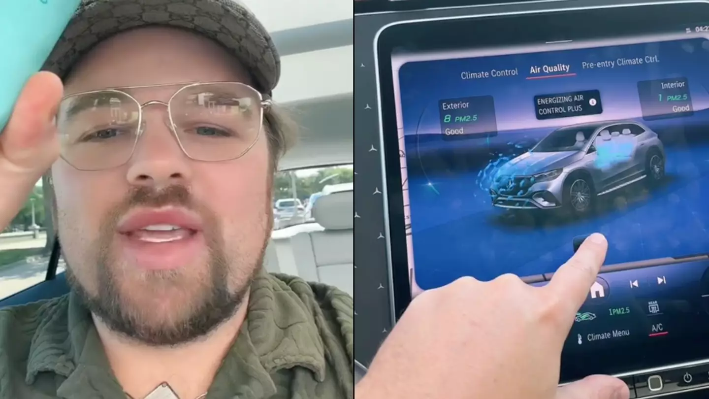 Man sent alarming message from Mercedes-Benz after someone vaped inside his car
