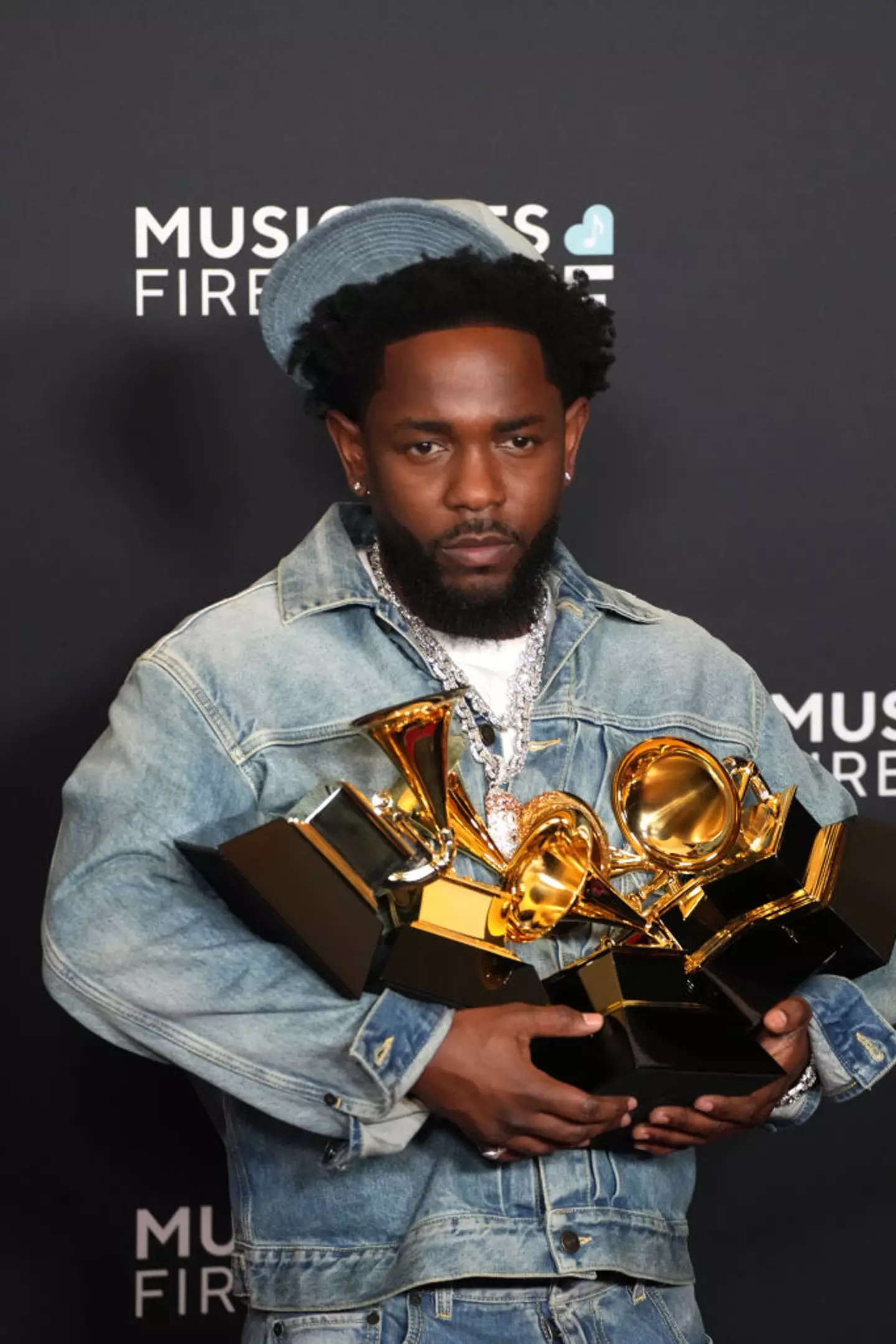 Super Bowl halftime headliner Kendrick Lamar performed Grammy-winning-song 'Not Like Us' (Jeff Kravitz/FilmMagic)