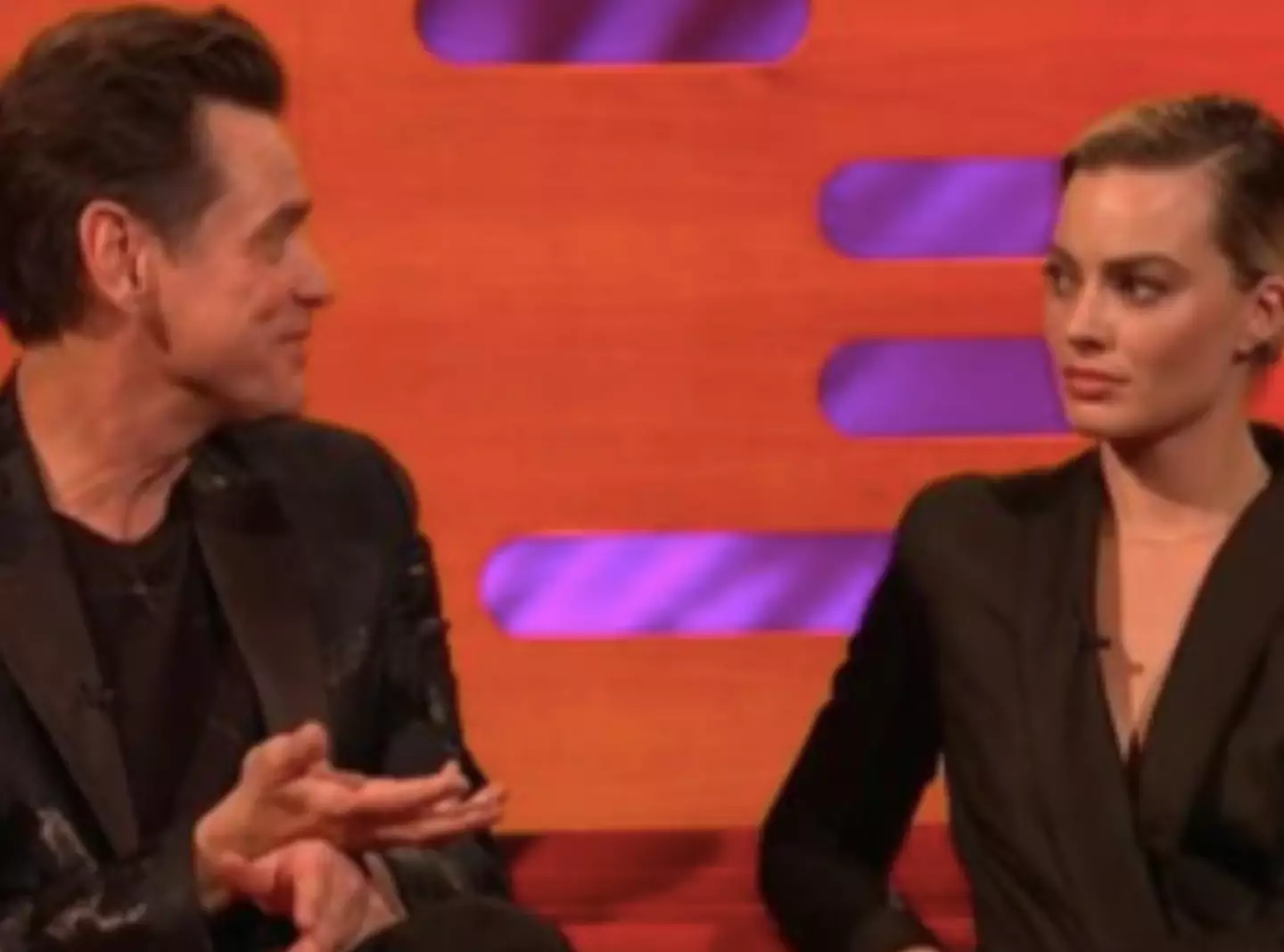 The pair were appearing together on The Graham Norton Show.