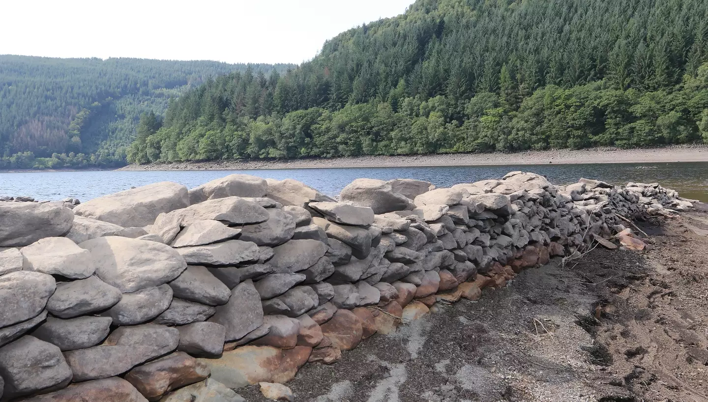 The lake should be 90 percent full at this time of year.