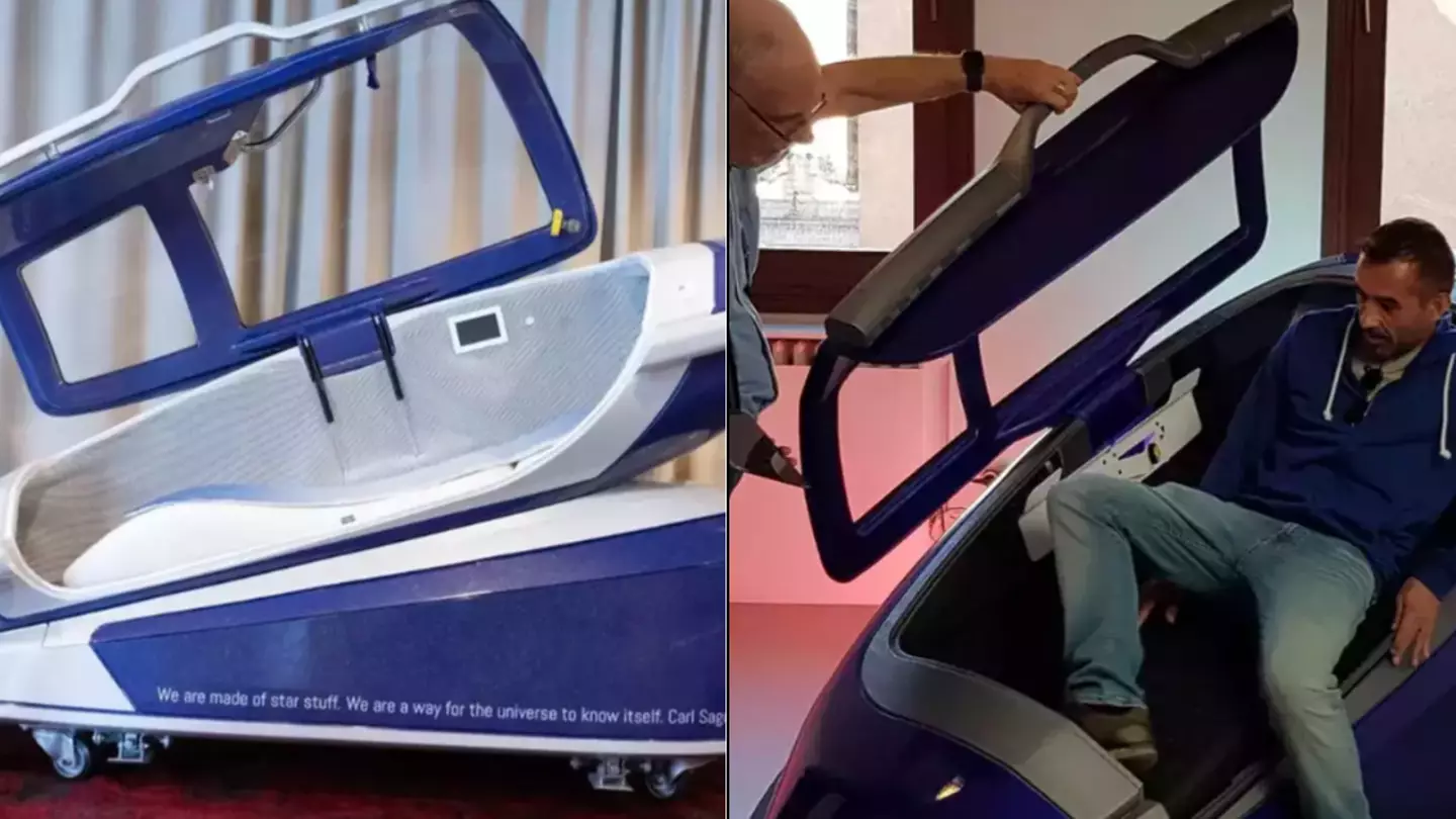 First British couple to use 'double suicide pod' will have to make choice before they die