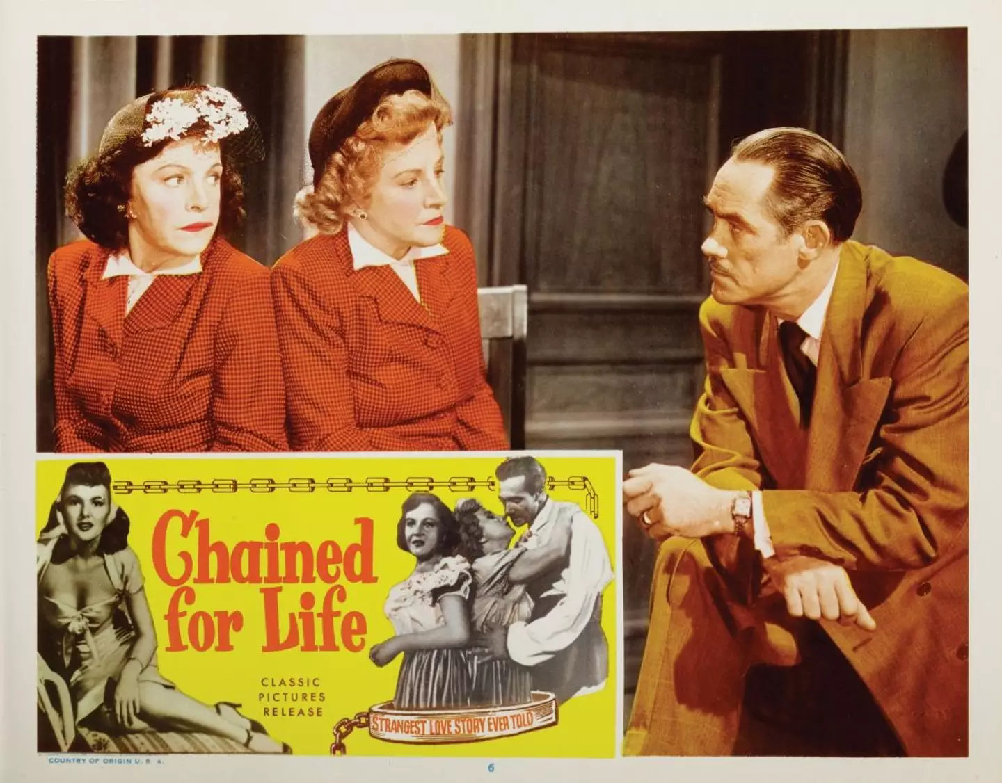 Violet and Daisy Hilton in Chained for Life, a film which has since been criticised (Contributor/Getty Images)