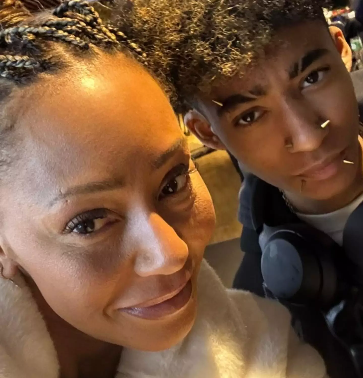 Mel B with her son Angel (Instagram/@officialmelb)