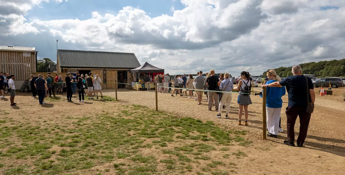 Diddly Squat Farm Shop has become a tourism attraction in its own right. (Peter Titmuss/UCG/Universal Images Group via Getty Images)