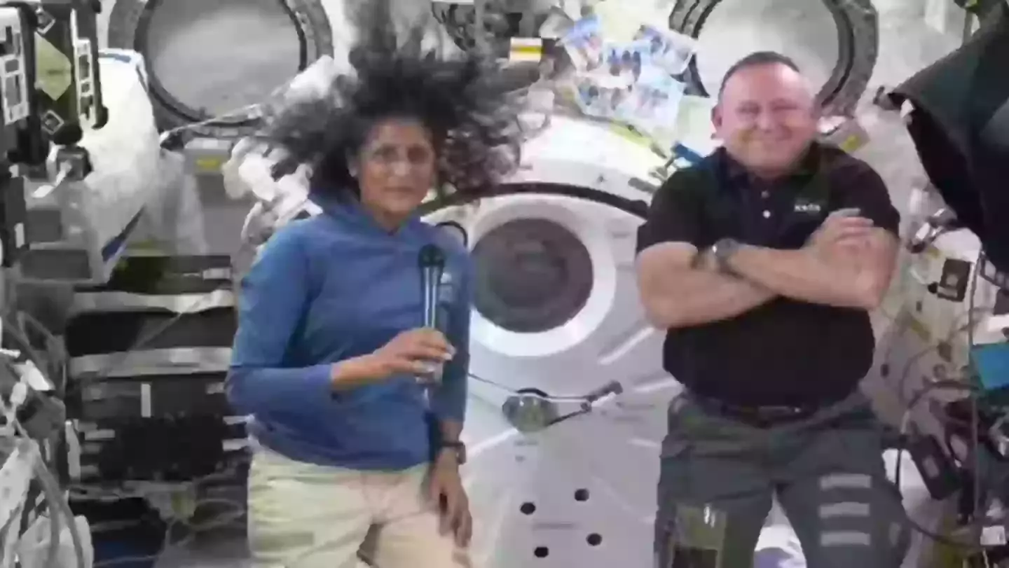 Wilmore, 62, and Williams, 59, have been stuck on the ISS for nine months (NASA)