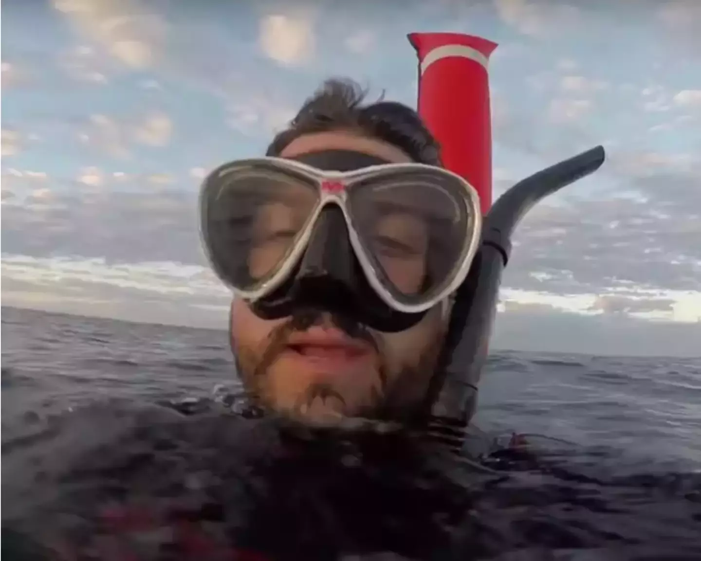 He thought it was over. (YouTube/Jacob Childs)