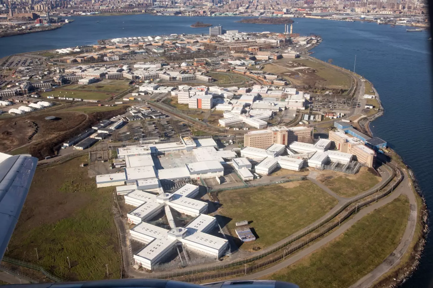 Many have called for the shutdown of Rikers Island (Andrew Lichtenstein/Corbis via Getty Images)
