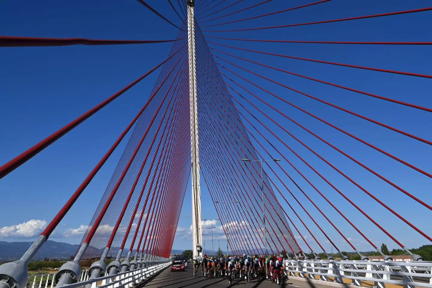 A man has died after falling from the Castilla-La Mancha Bridge. (Justin Setterfield/Getty Images)